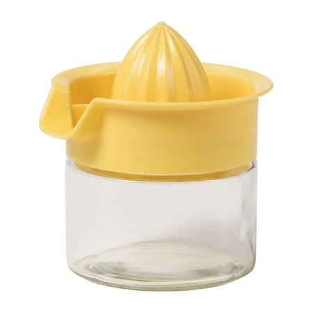 Lifetime Lifetime Clear/Yellow Glass/Plastic Manual Juice Press 12 oz 5078573